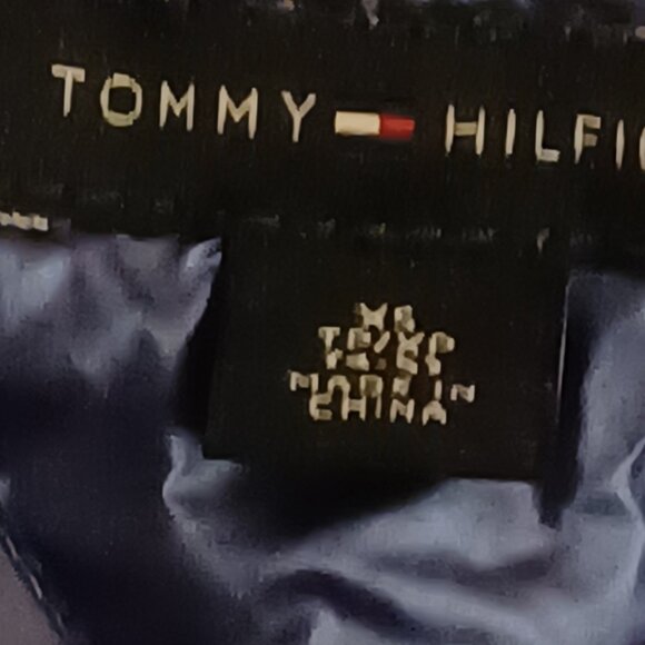 Tommy Hilfiger Kids XS Hooded Puffer Jacket Periwinkle Quilted Heart Logo - Picture 5 of 5